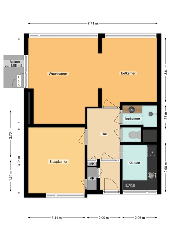 mediumsize floorplan